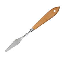 Male- og palettkniv i japansk stål.